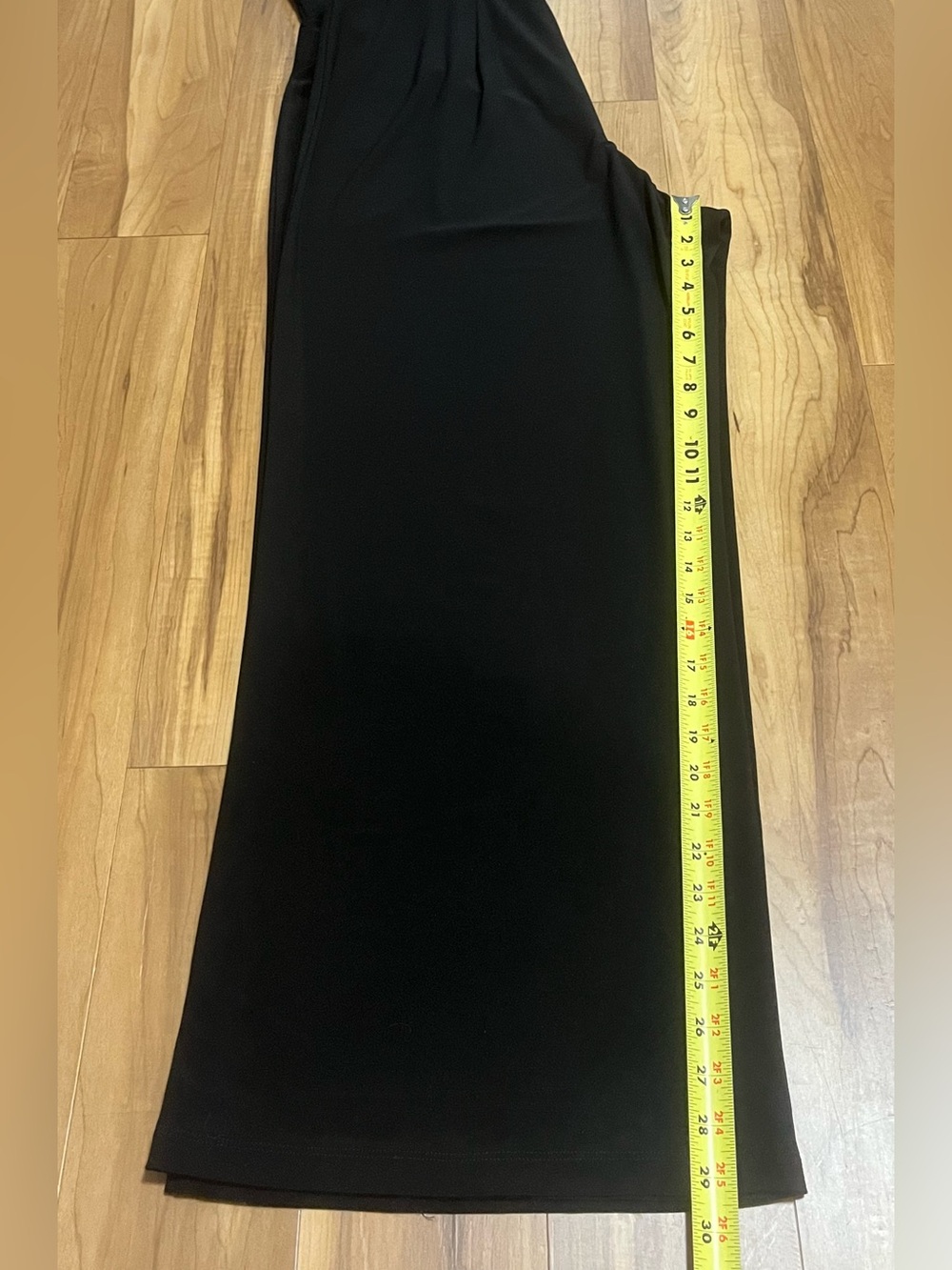 R&M Richards Black Illusion Ruffle Jumpsuit 14P - Picture 12 of 13